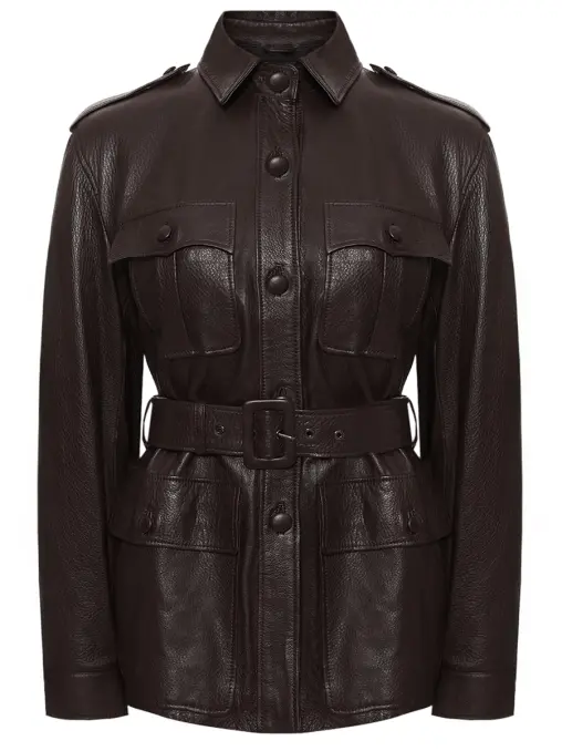 Куртка кожаная KAPSULA