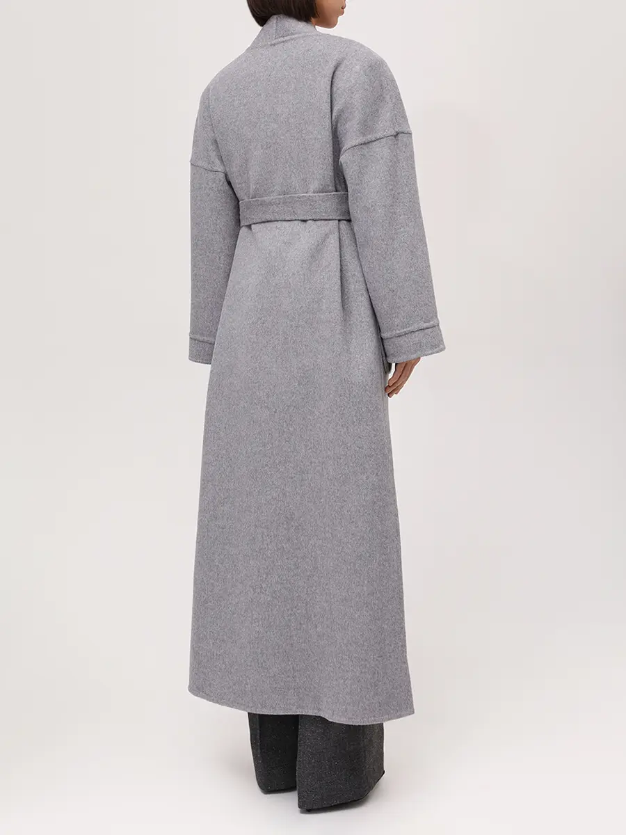 Пальто-кимоно двустороннее из кашемира