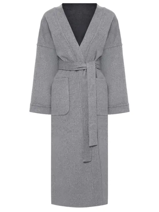 Пальто-кимоно двустороннее из кашемира KAPSULA