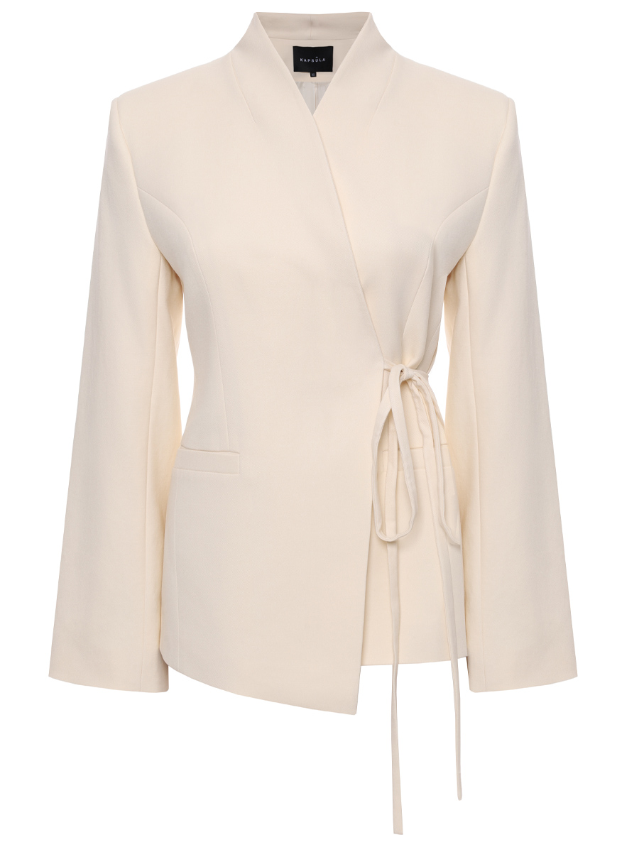 Жакет однотонный