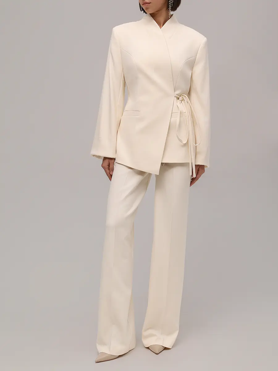 Брюки однотонные