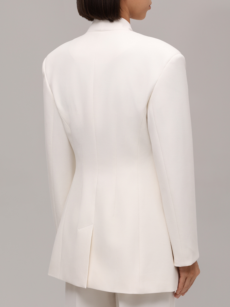 Жакет однотонный