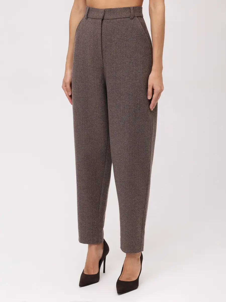 Брюки однотонные