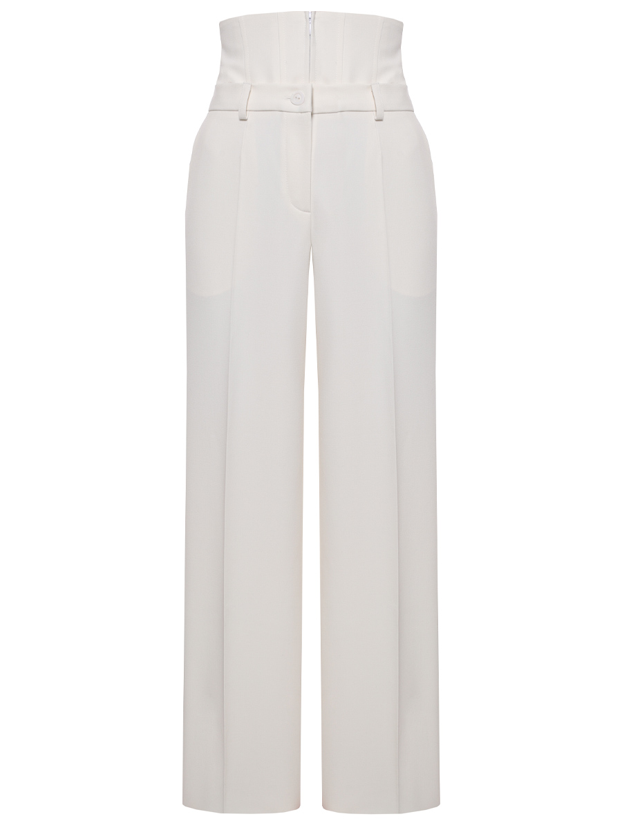 Брюки однотонные