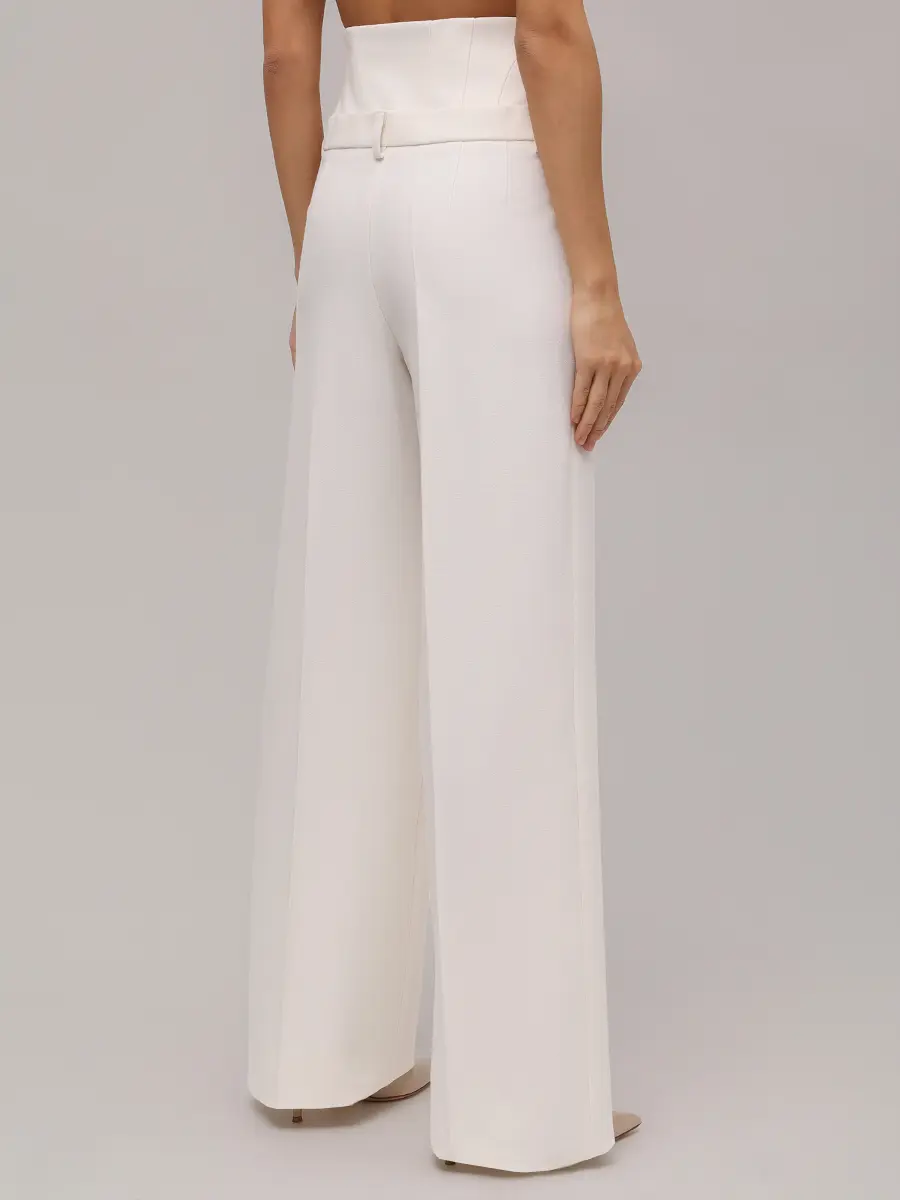 Брюки однотонные