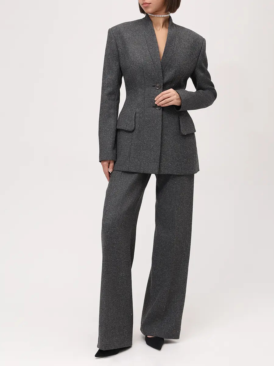 Брюки шерстяные