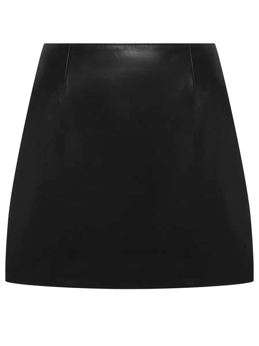 Юбка кожаная