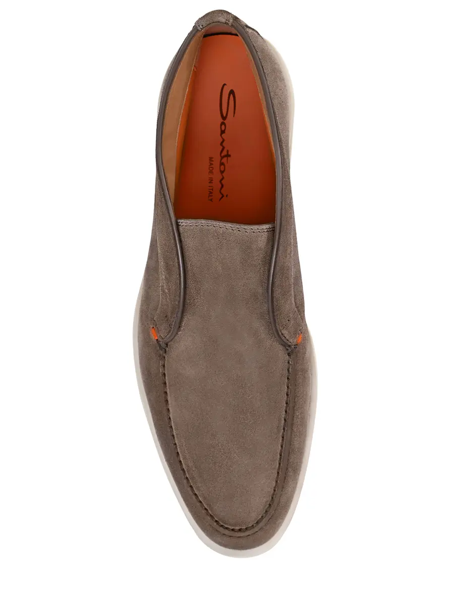 Полуботинки замшевые