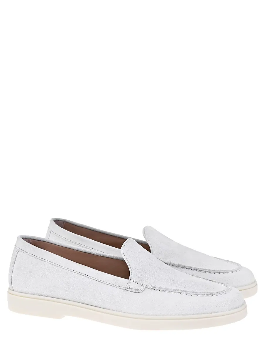 Лоферы замшевые