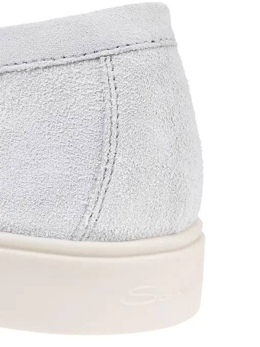 Лоферы замшевые SANTONI
