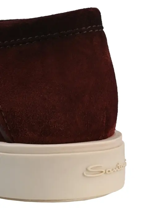 Лоферы замшевые SANTONI