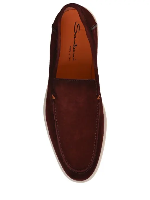 Лоферы замшевые SANTONI