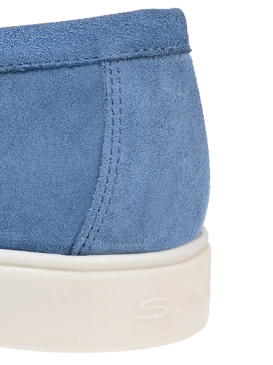 Лоферы замшевые