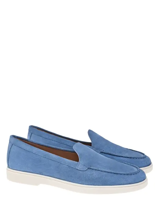 Лоферы замшевые SANTONI