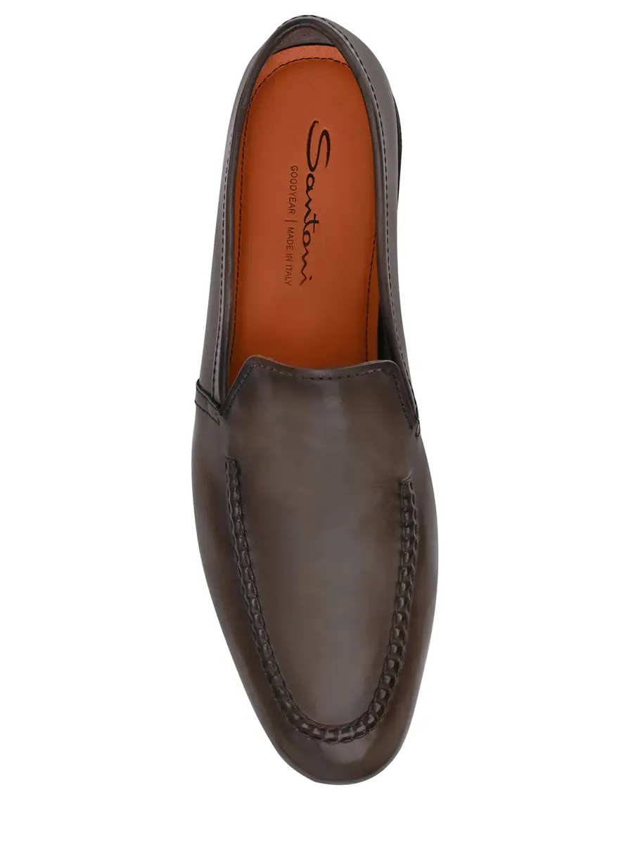 Лоферы кожаные