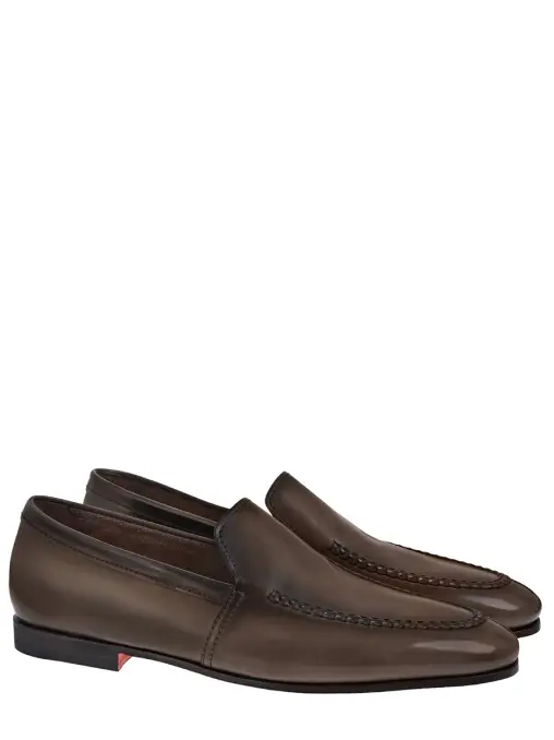 Лоферы кожаные SANTONI