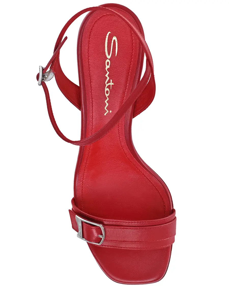 Босоножки кожаные