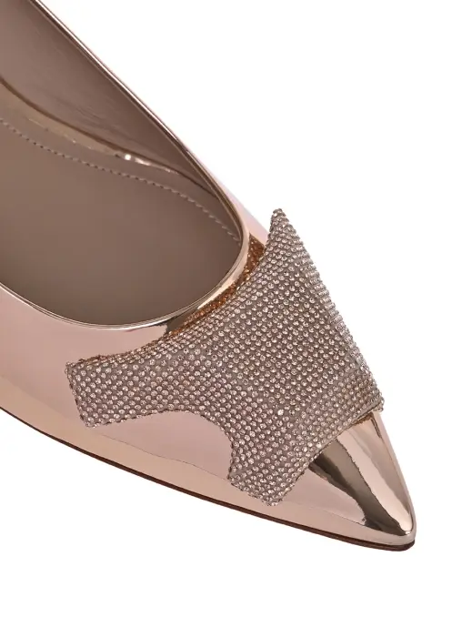 Балетки с декором SANTONI