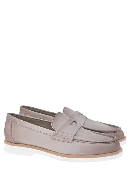 Лоферы кожаные SANTONI