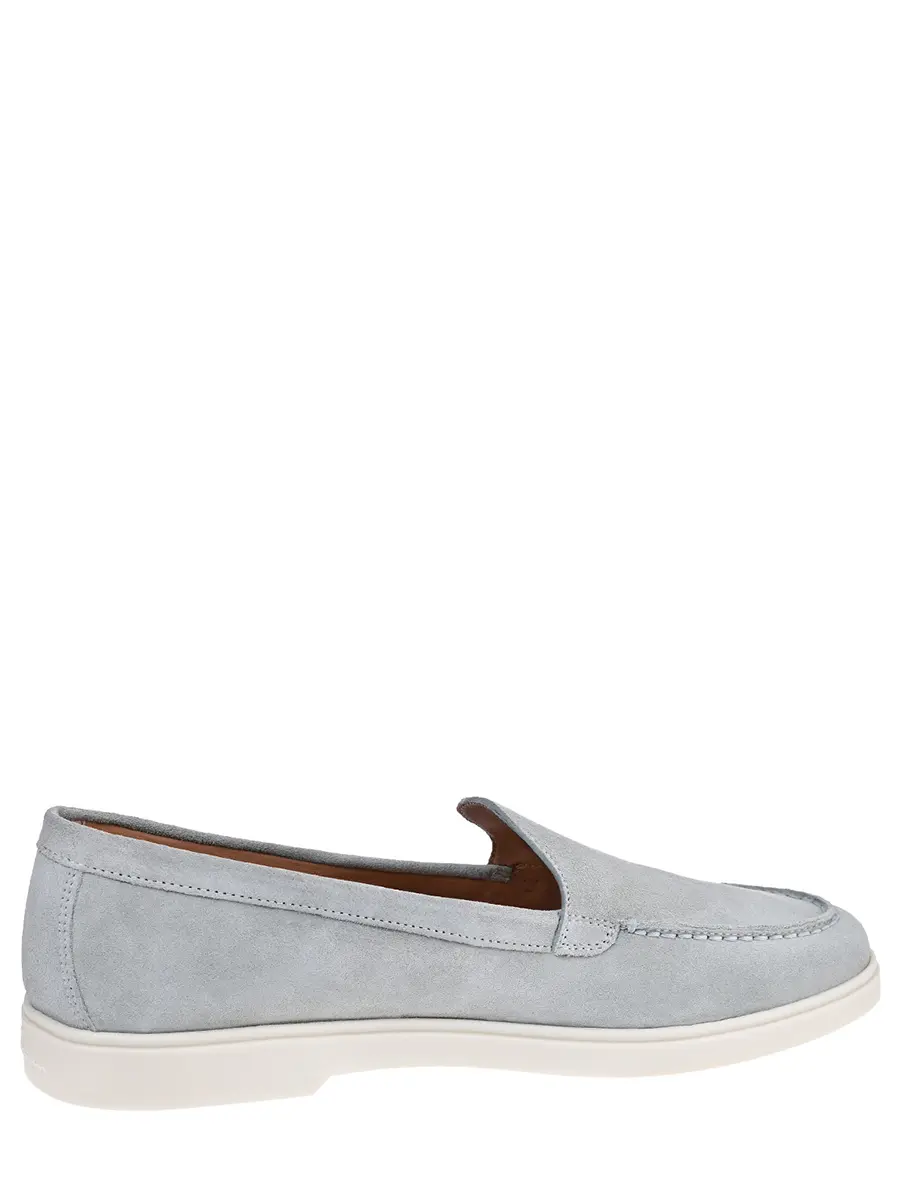 Лоферы замшевые