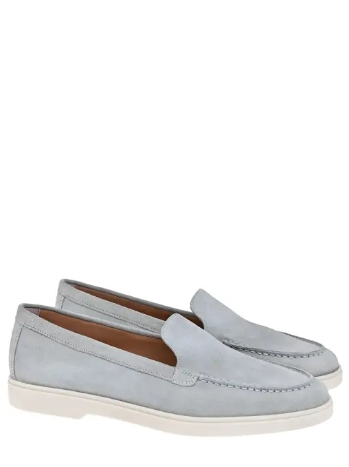 Лоферы замшевые SANTONI