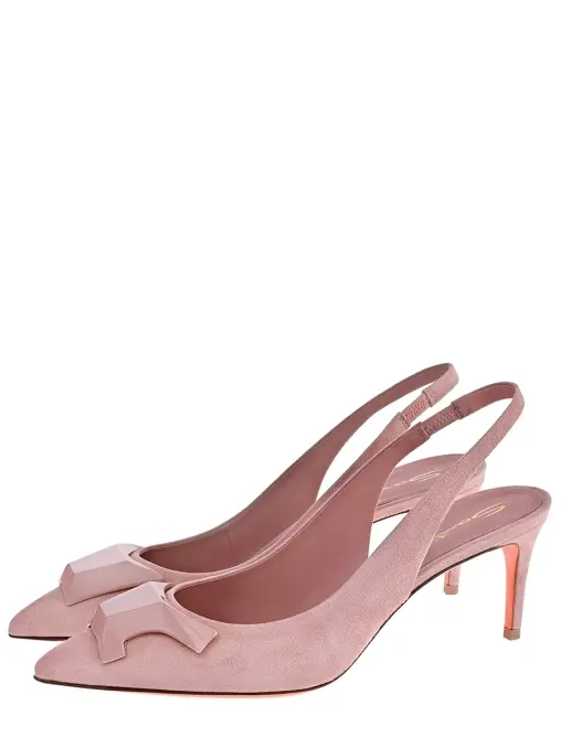 Босоножки замшевые SANTONI