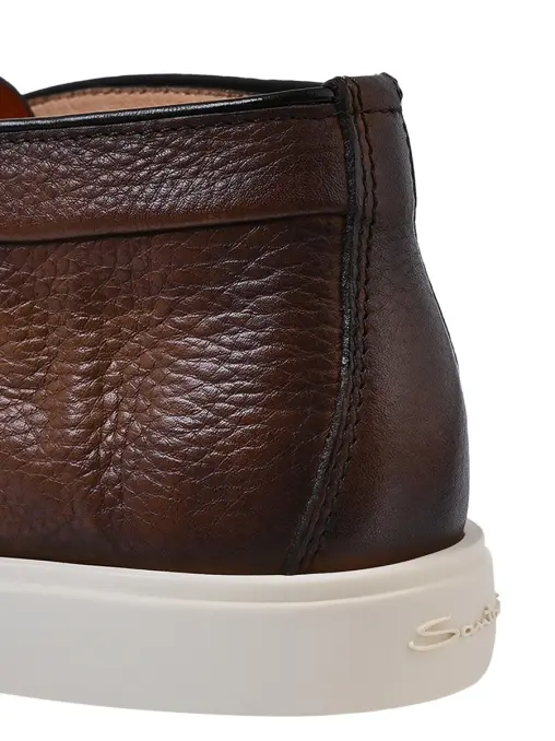Полуботинки кожаные SANTONI