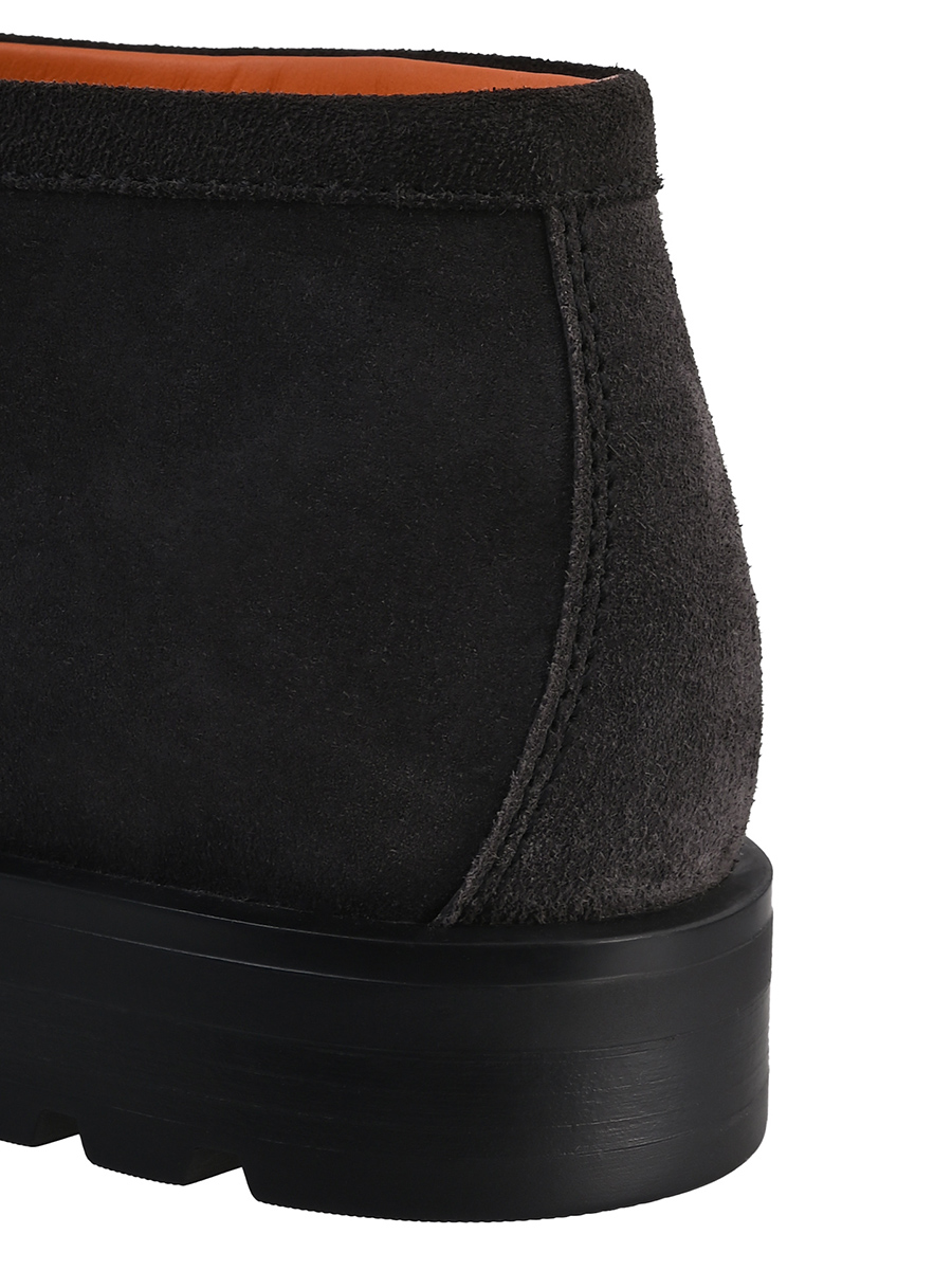 Полуботинки замшевые