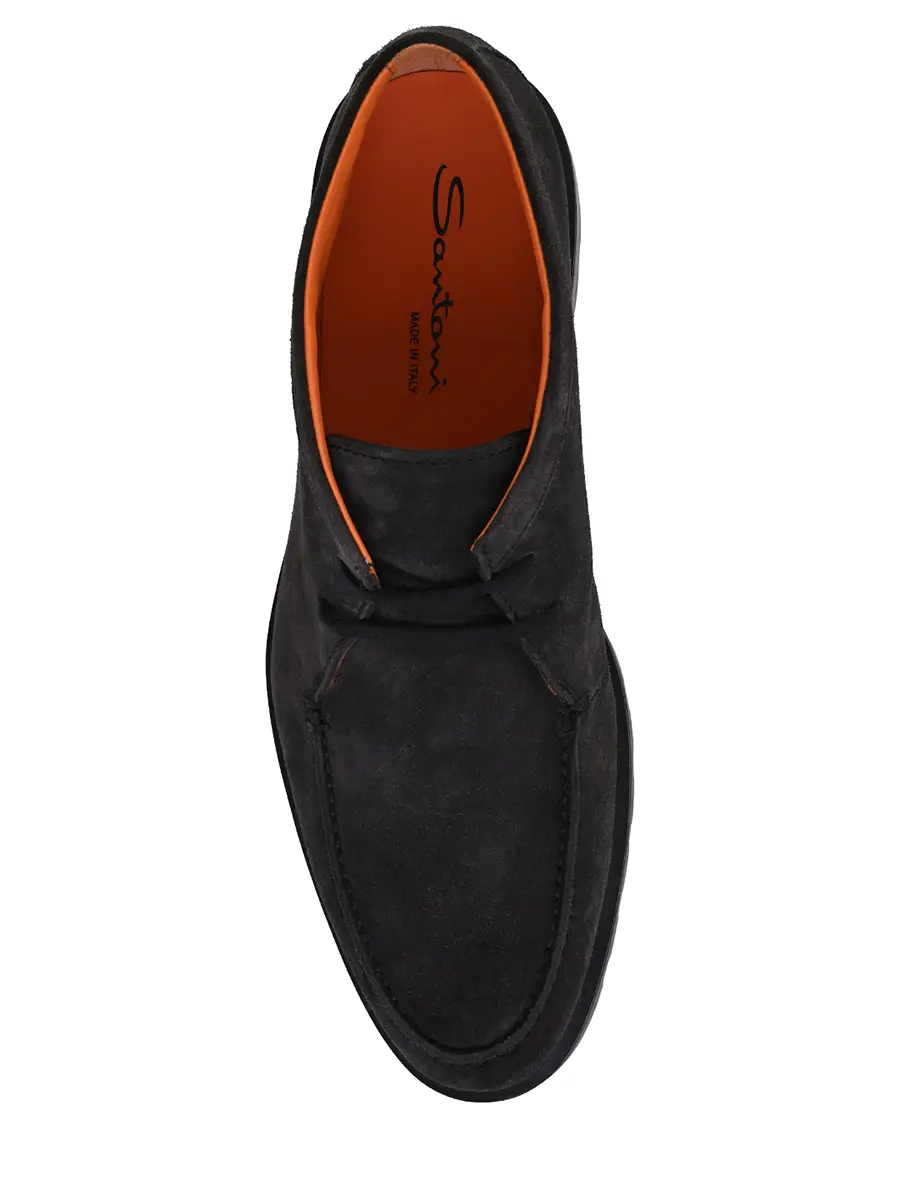 Полуботинки замшевые