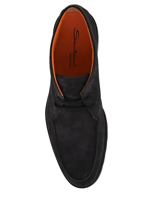 Полуботинки замшевые SANTONI
