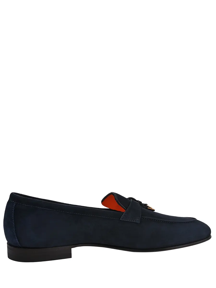 Лоферы замшевые