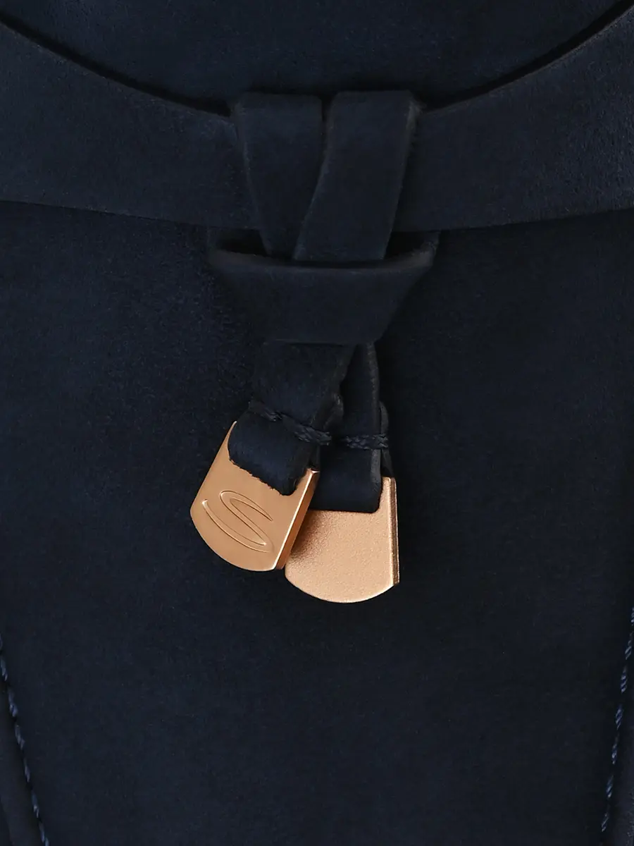 Лоферы замшевые