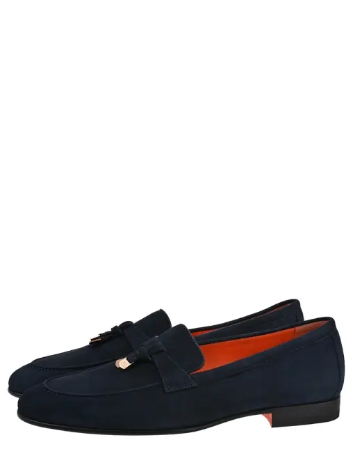 Лоферы замшевые SANTONI