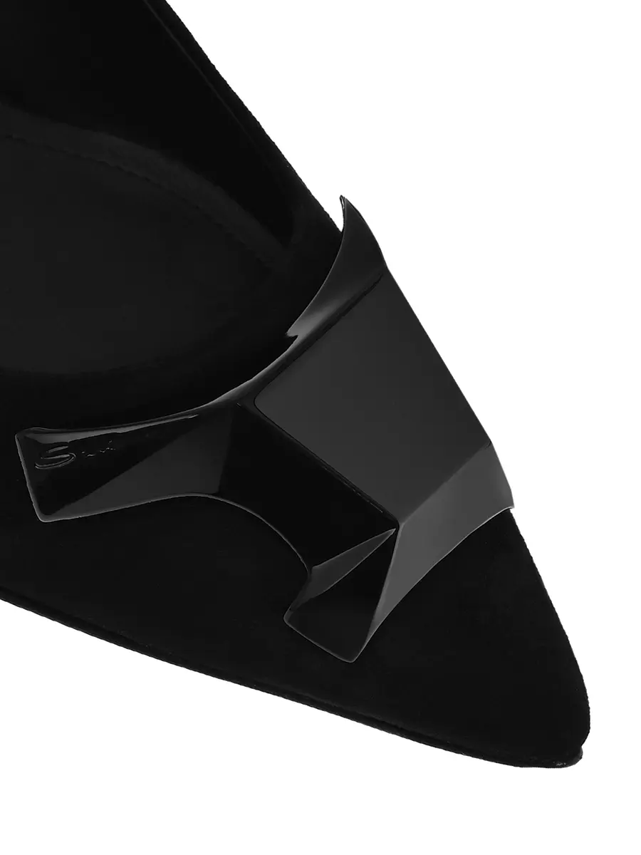 Босоножки замшевые