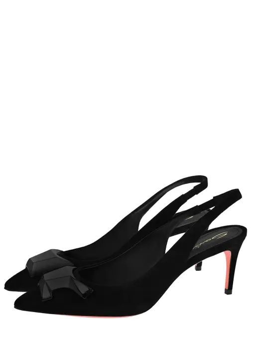 Босоножки замшевые SANTONI