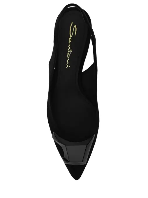 Босоножки замшевые SANTONI