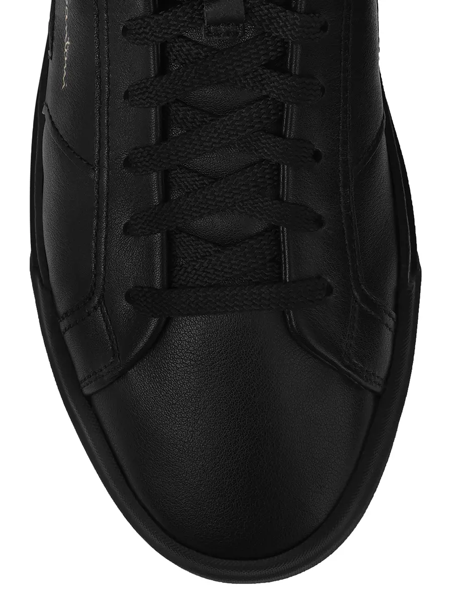 Кеды кожаные на меху