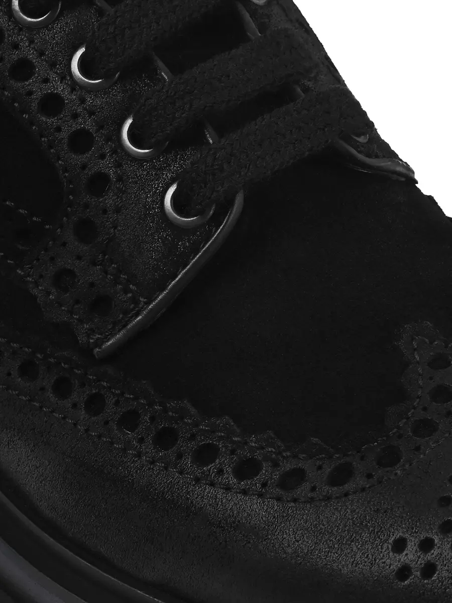 Броги замшевые