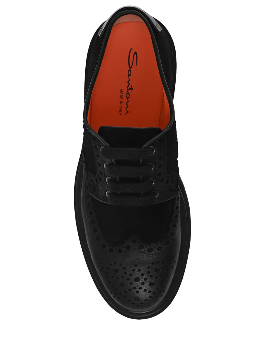 Броги замшевые