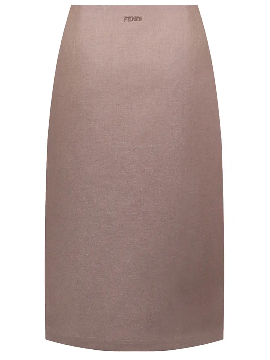 Юбка льняная