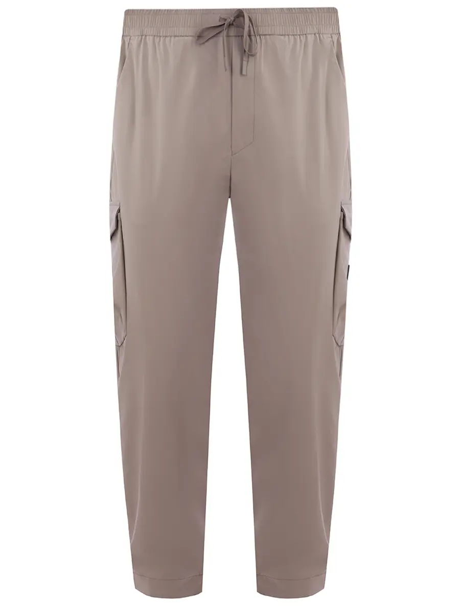 Брюки-карго однотонные