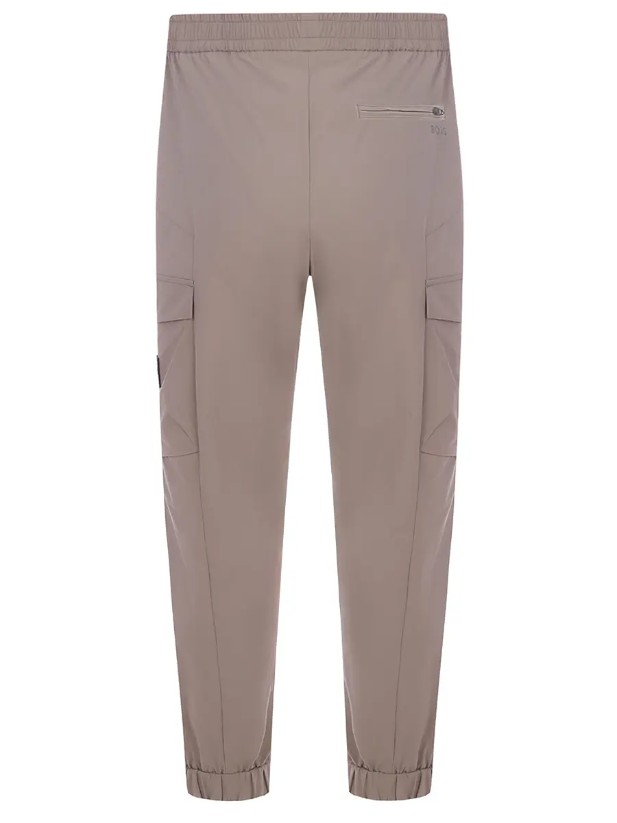 Брюки-карго однотонные