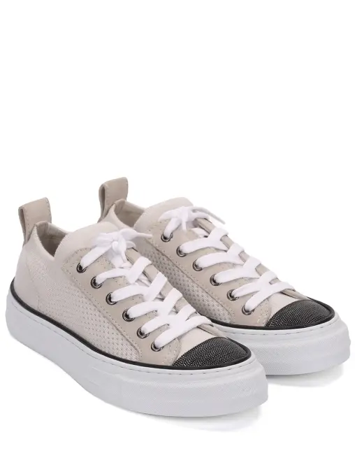 Кеды комбинированные BRUNELLO CUCINELLI