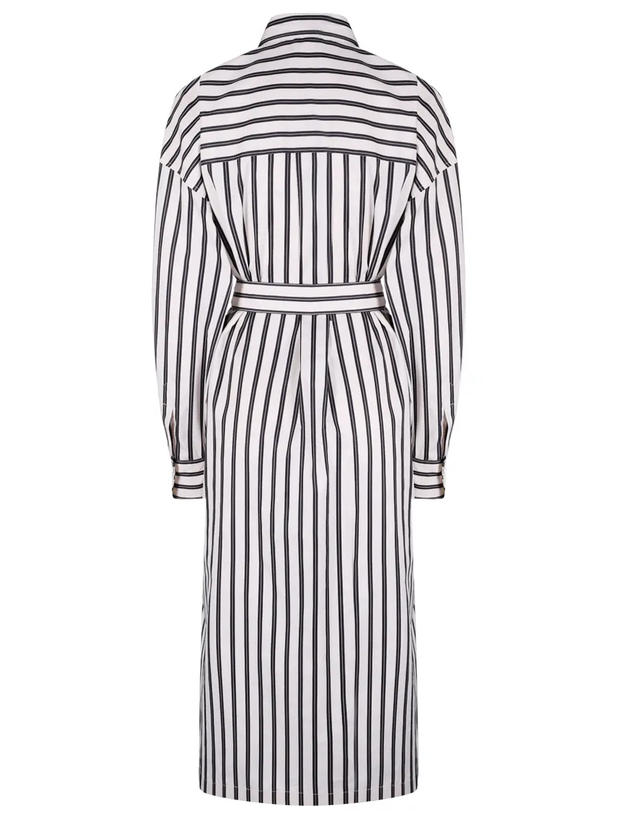 Платье из хлопка и шелка