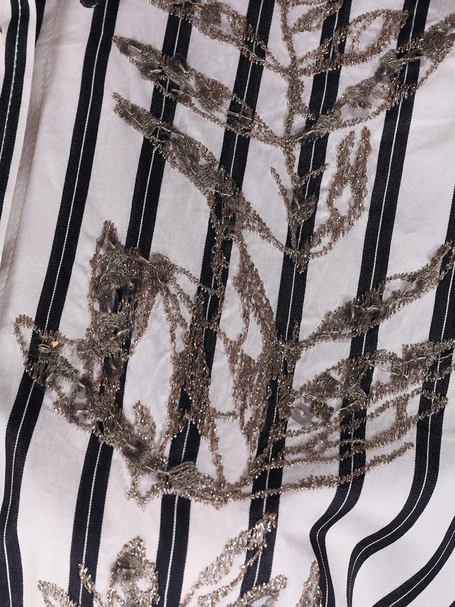 Платье из хлопка и шелка