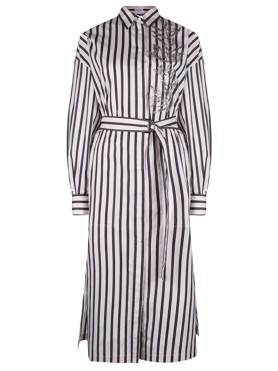 Платье из хлопка и шелка