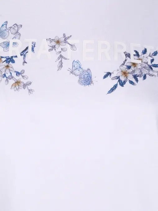 Футболка хлопковая ALBERTA FERRETTI