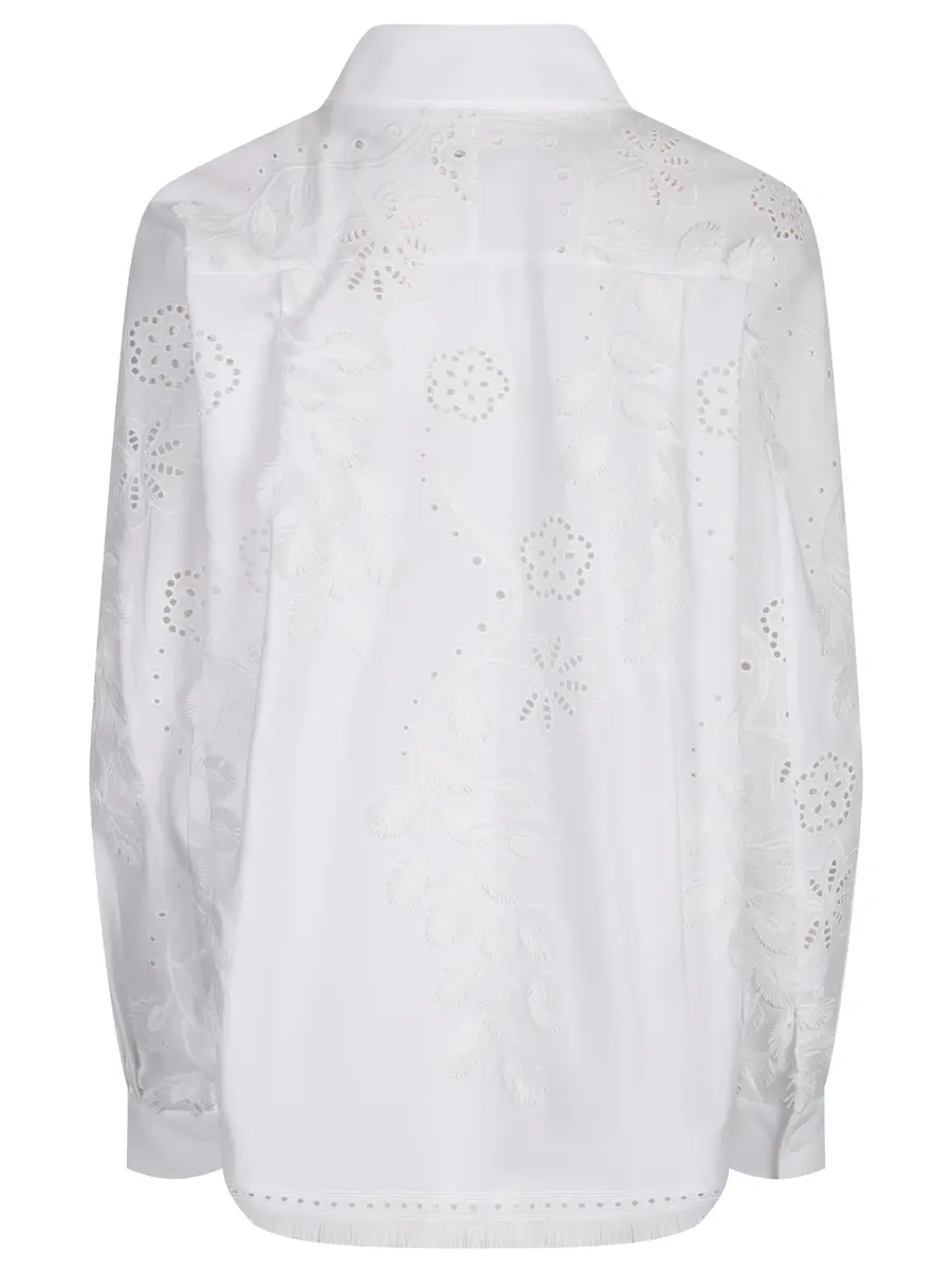 Блуза однотонная