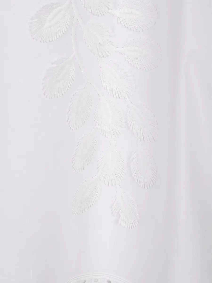 Блуза однотонная