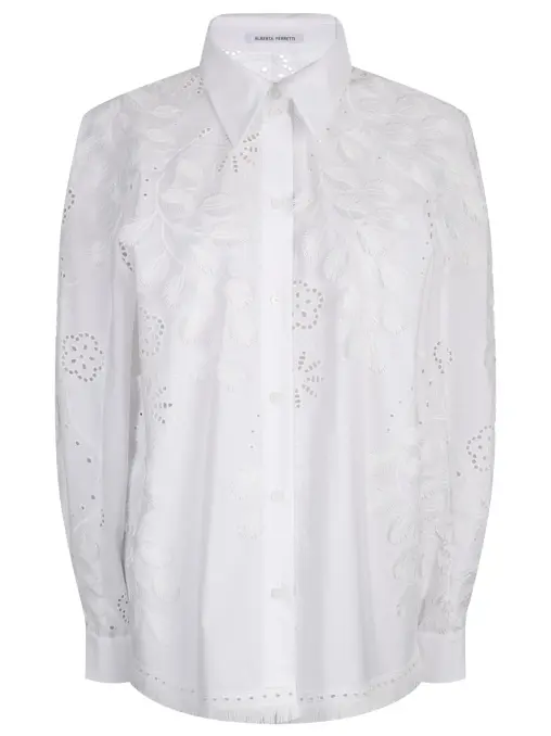 Блуза однотонная ALBERTA FERRETTI